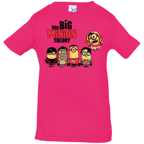 T-Shirts Hot Pink / 6 Months THE BIG MINION THEORY Infant Premium T-Shirt