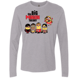 T-Shirts Heather Grey / Small THE BIG MINION THEORY Men's Premium Long Sleeve