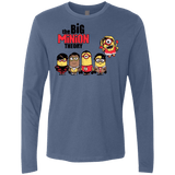 T-Shirts Indigo / Small THE BIG MINION THEORY Men's Premium Long Sleeve