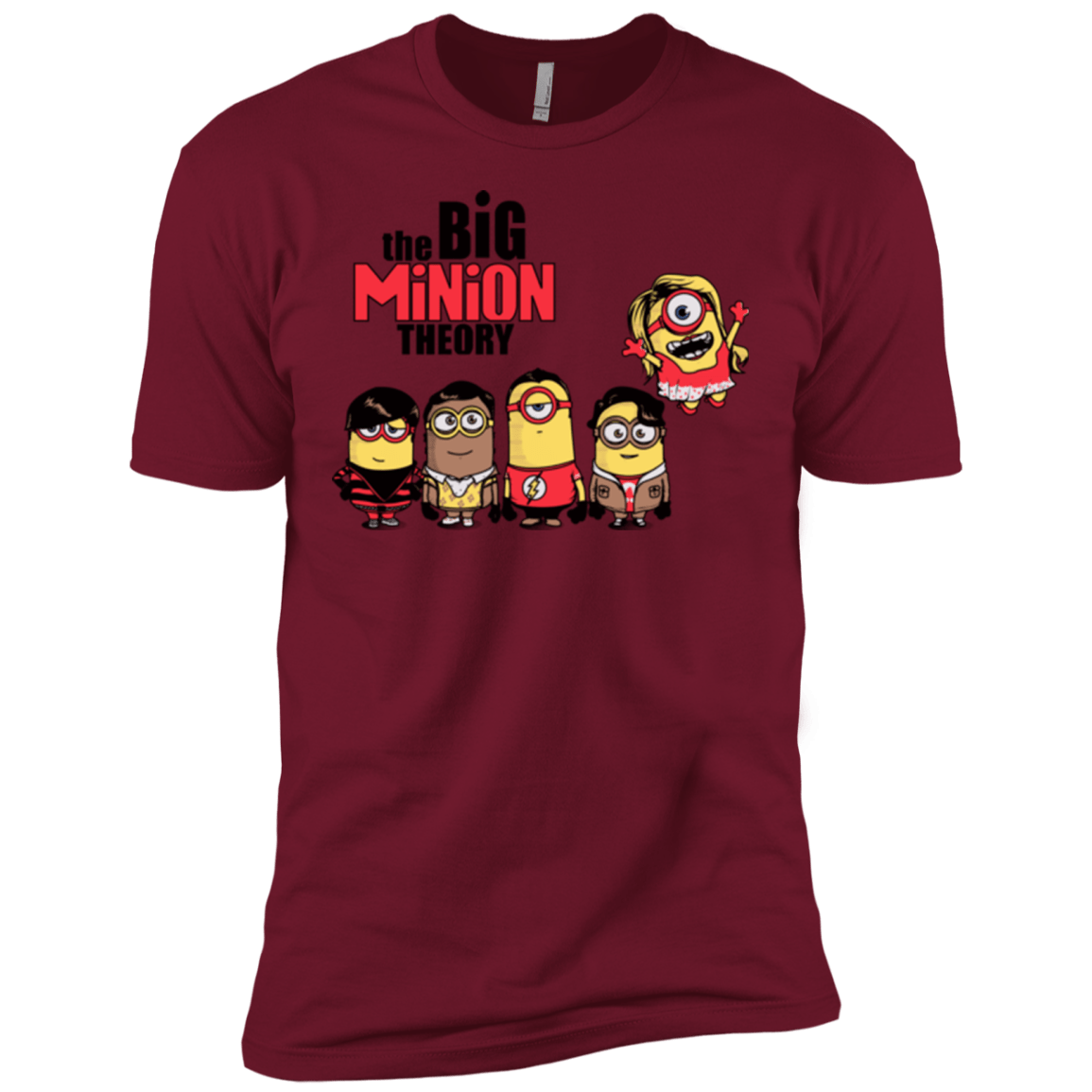 T-Shirts Cardinal / X-Small THE BIG MINION THEORY Men's Premium T-Shirt