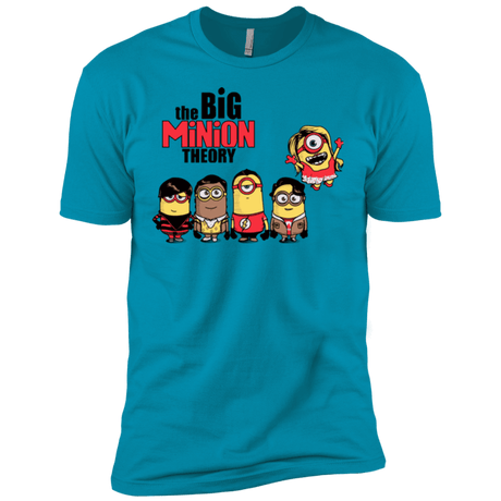 T-Shirts Turquoise / X-Small THE BIG MINION THEORY Men's Premium T-Shirt