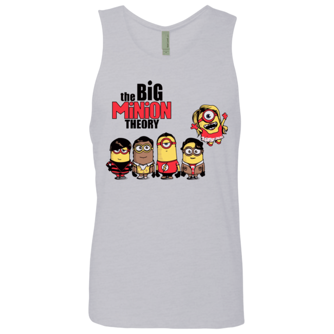 T-Shirts Heather Grey / Small THE BIG MINION THEORY Men's Premium Tank Top