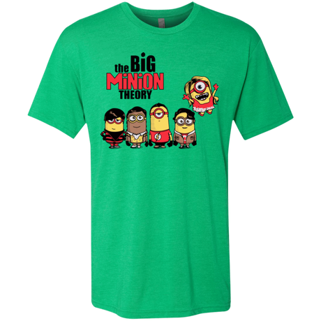 T-Shirts Envy / Small THE BIG MINION THEORY Men's Triblend T-Shirt