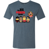 T-Shirts Indigo / Small THE BIG MINION THEORY Men's Triblend T-Shirt