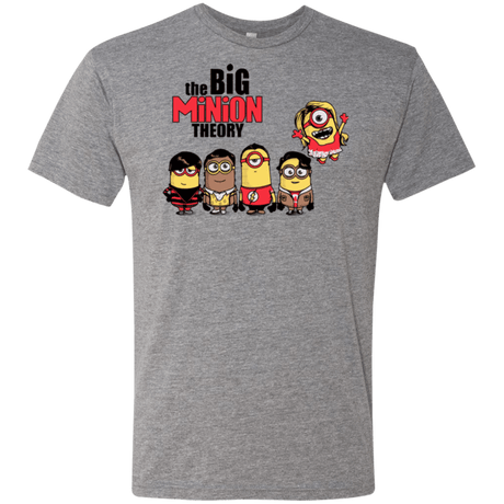 T-Shirts Premium Heather / Small THE BIG MINION THEORY Men's Triblend T-Shirt