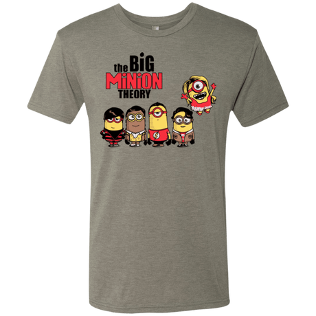 T-Shirts Venetian Grey / Small THE BIG MINION THEORY Men's Triblend T-Shirt