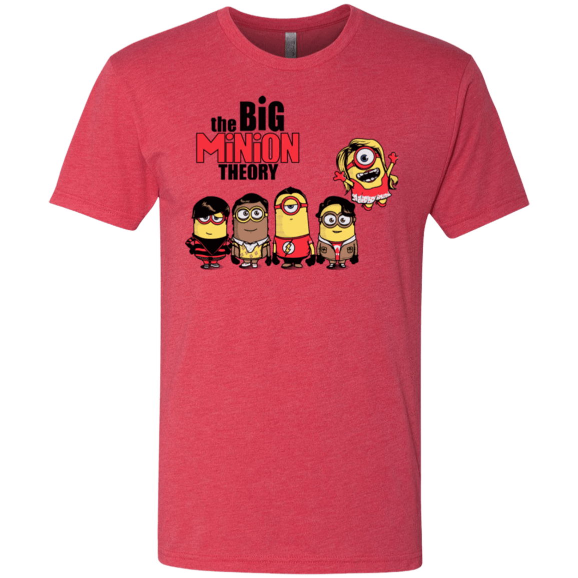 T-Shirts Vintage Red / Small THE BIG MINION THEORY Men's Triblend T-Shirt