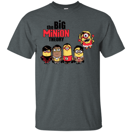 T-Shirts Dark Heather / Small THE BIG MINION THEORY T-Shirt