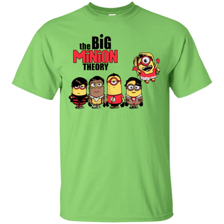 T-Shirts Lime / Small THE BIG MINION THEORY T-Shirt