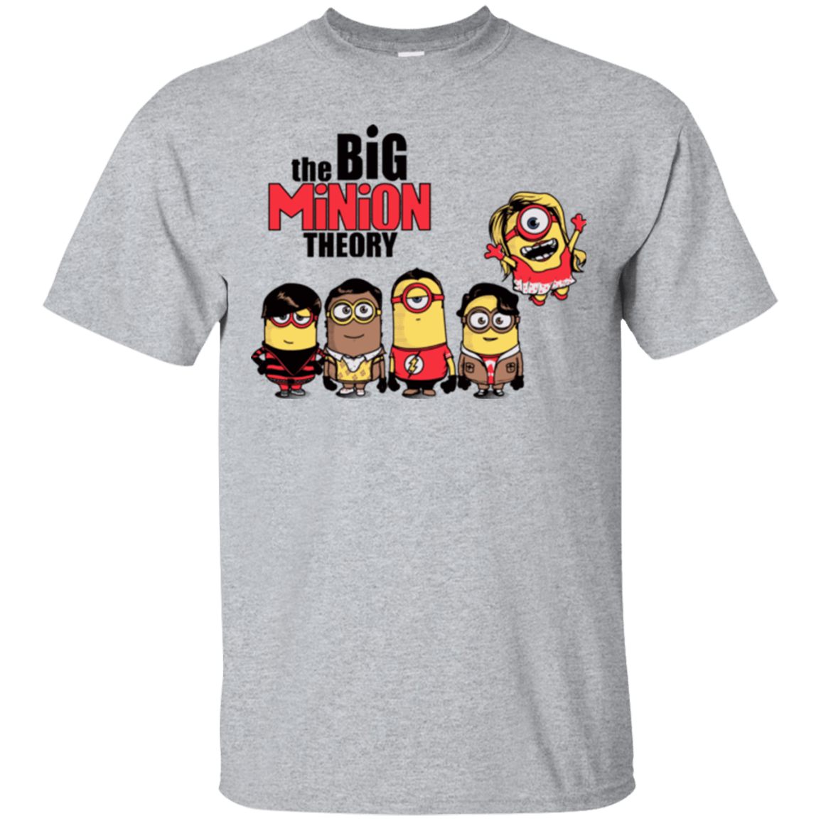 T-Shirts Sport Grey / Small THE BIG MINION THEORY T-Shirt