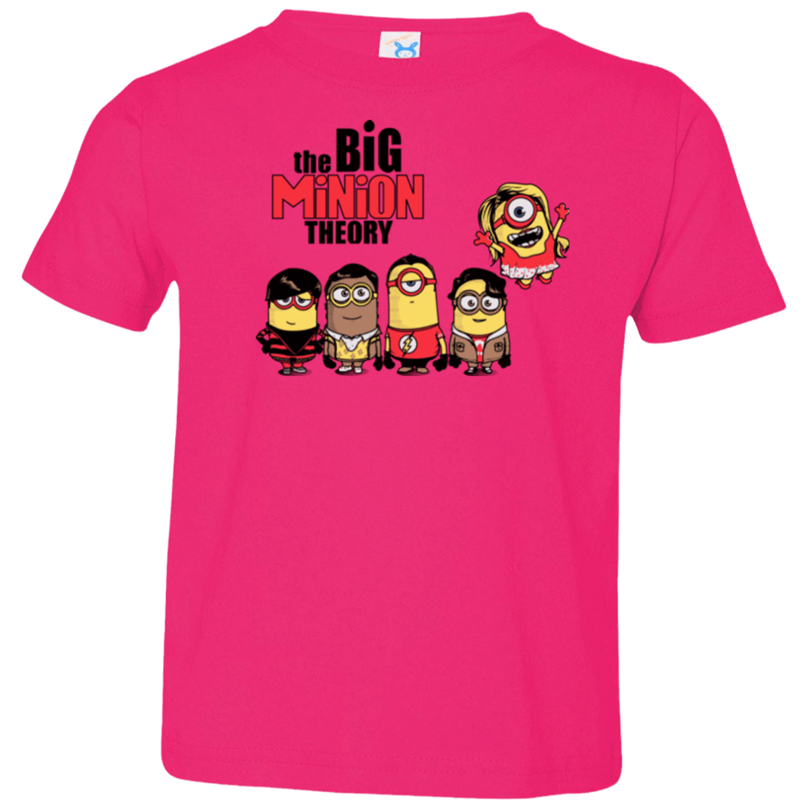 T-Shirts Hot Pink / 2T THE BIG MINION THEORY Toddler Premium T-Shirt