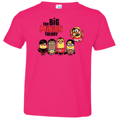 T-Shirts Hot Pink / 2T THE BIG MINION THEORY Toddler Premium T-Shirt