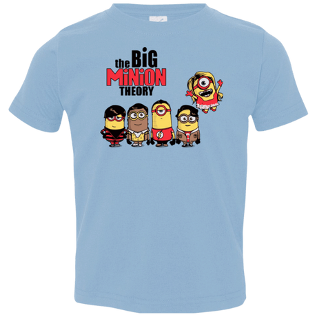 T-Shirts Light Blue / 2T THE BIG MINION THEORY Toddler Premium T-Shirt