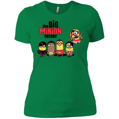 T-Shirts Kelly Green / X-Small THE BIG MINION THEORY Women's Premium T-Shirt