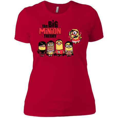 T-Shirts Red / X-Small THE BIG MINION THEORY Women's Premium T-Shirt