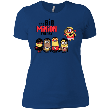 T-Shirts Royal / X-Small THE BIG MINION THEORY Women's Premium T-Shirt