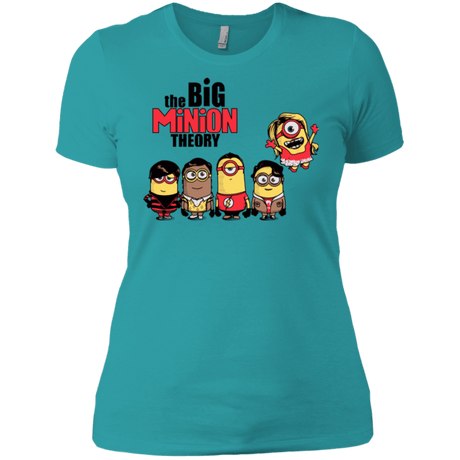 T-Shirts Tahiti Blue / X-Small THE BIG MINION THEORY Women's Premium T-Shirt