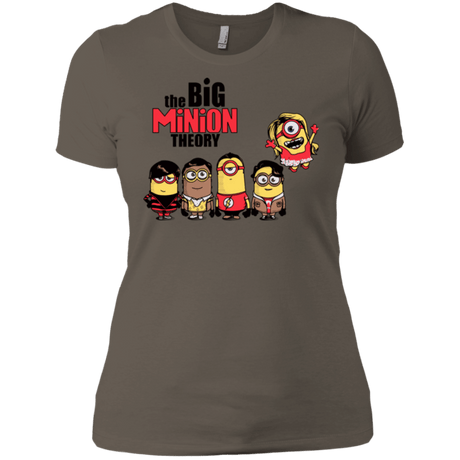 T-Shirts Warm Grey / X-Small THE BIG MINION THEORY Women's Premium T-Shirt