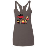 T-Shirts Macchiato / X-Small THE BIG MINION THEORY Women's Triblend Racerback Tank