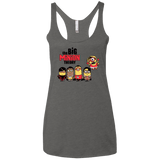 T-Shirts Premium Heather / X-Small THE BIG MINION THEORY Women's Triblend Racerback Tank