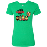 T-Shirts Envy / Small THE BIG MINION THEORY Women's Triblend T-Shirt