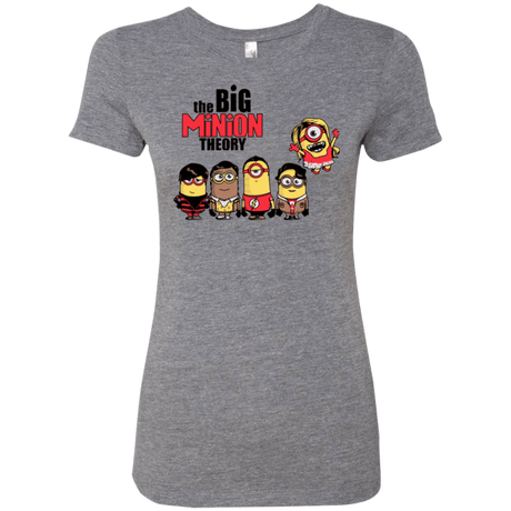 T-Shirts Premium Heather / Small THE BIG MINION THEORY Women's Triblend T-Shirt