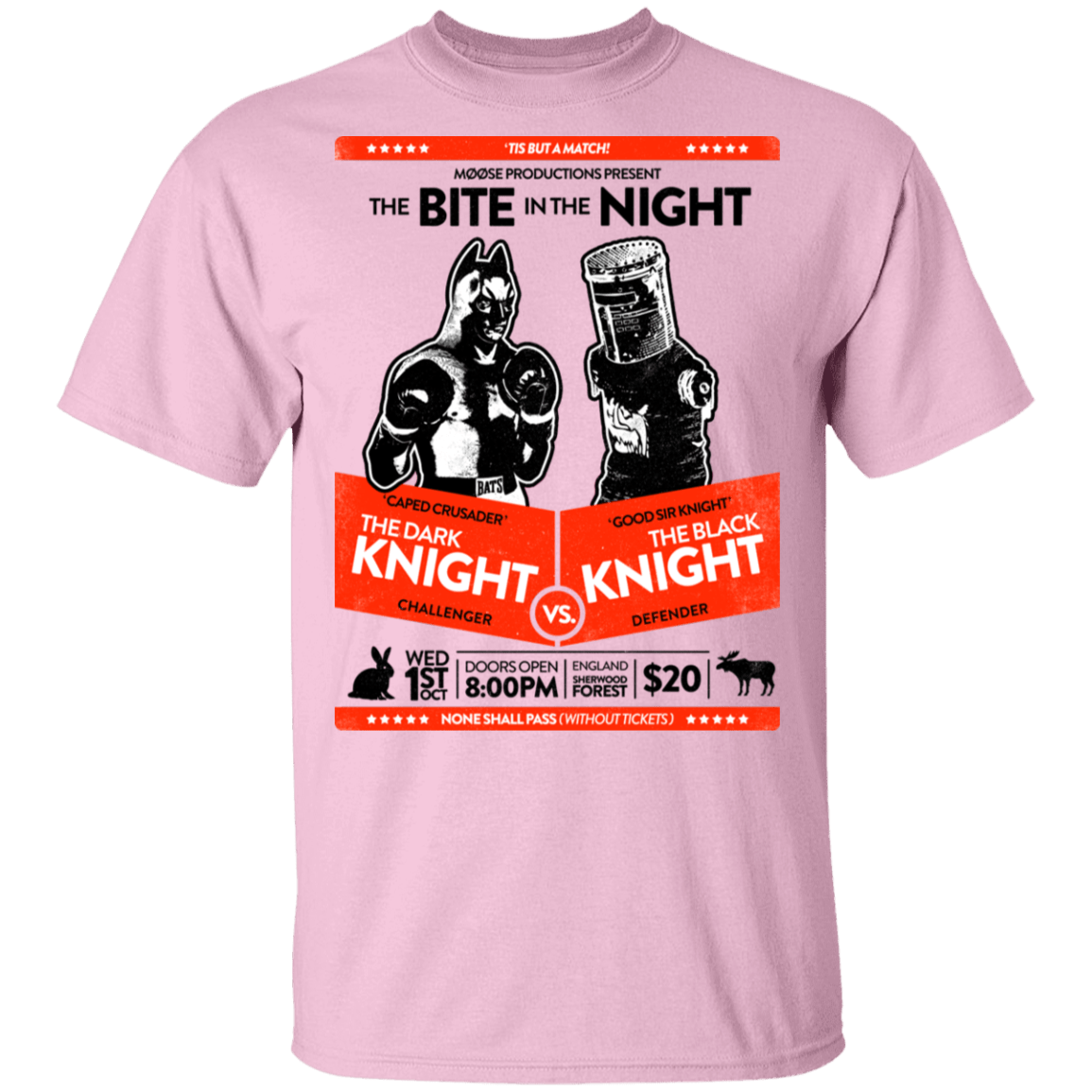T-Shirts Light Pink / S The Bite In The Night T-Shirt