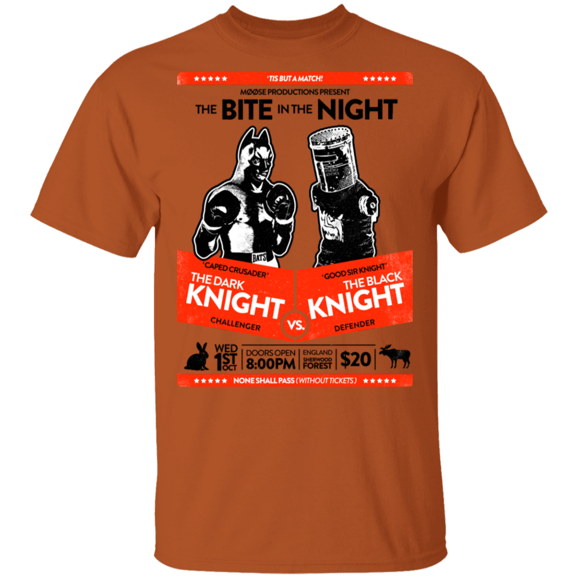 T-Shirts Texas Orange / S The Bite In The Night T-Shirt