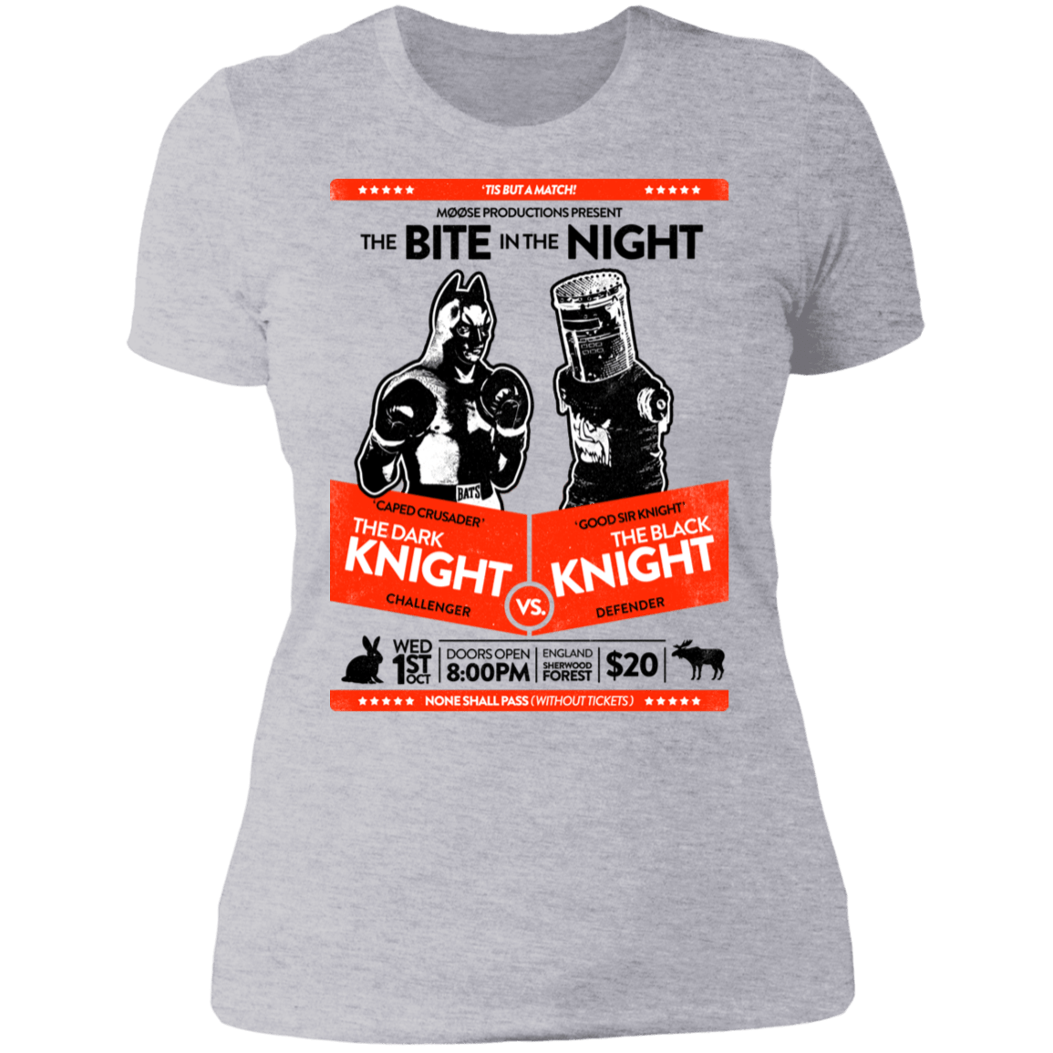 T-Shirts Heather Grey / S The Bite In The Night Women's Premium T-Shirt