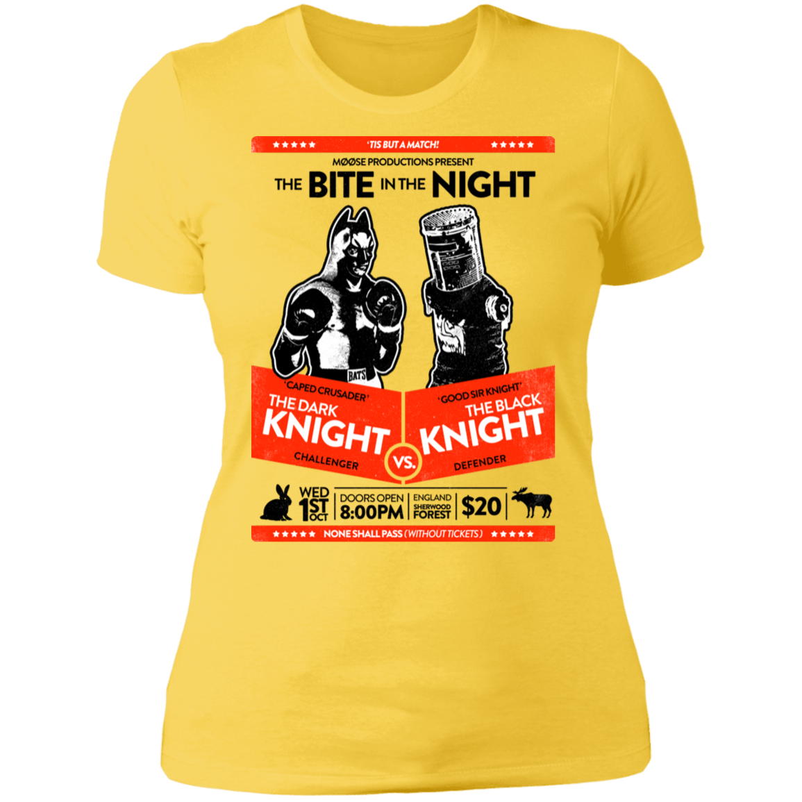 T-Shirts Vibrant Yellow / S The Bite In The Night Women's Premium T-Shirt
