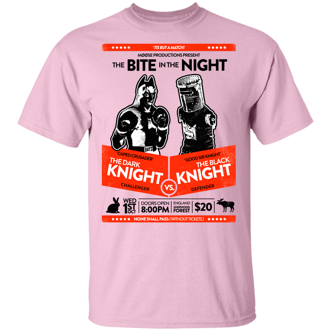 T-Shirts Light Pink / YXS The Bite In The Night Youth T-Shirt