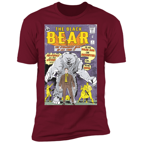 T-Shirts Cardinal / S The Black Bear Men's Premium T-Shirt