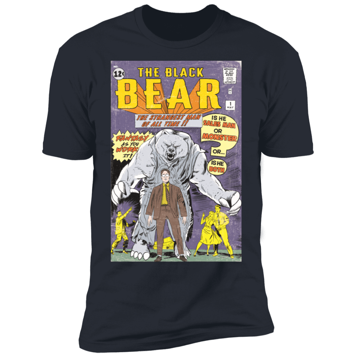 T-Shirts Indigo / S The Black Bear Men's Premium T-Shirt