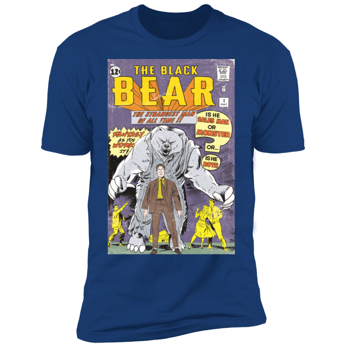 T-Shirts Royal / S The Black Bear Men's Premium T-Shirt