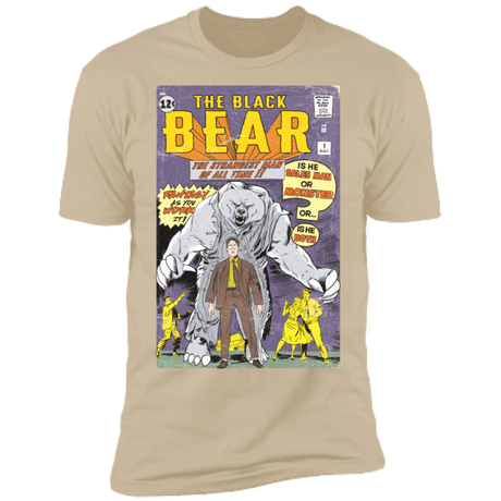 T-Shirts Sand / S The Black Bear Men's Premium T-Shirt