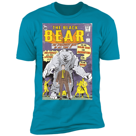 T-Shirts Turquoise / S The Black Bear Men's Premium T-Shirt