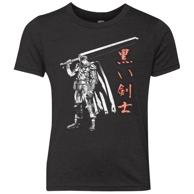 T-Shirts Vintage Black / YXS The Black Swordsman Youth Triblend T-Shirt