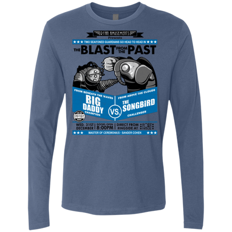 T-Shirts Indigo / Small THE BLAST FROM THE PAST Men's Premium Long Sleeve
