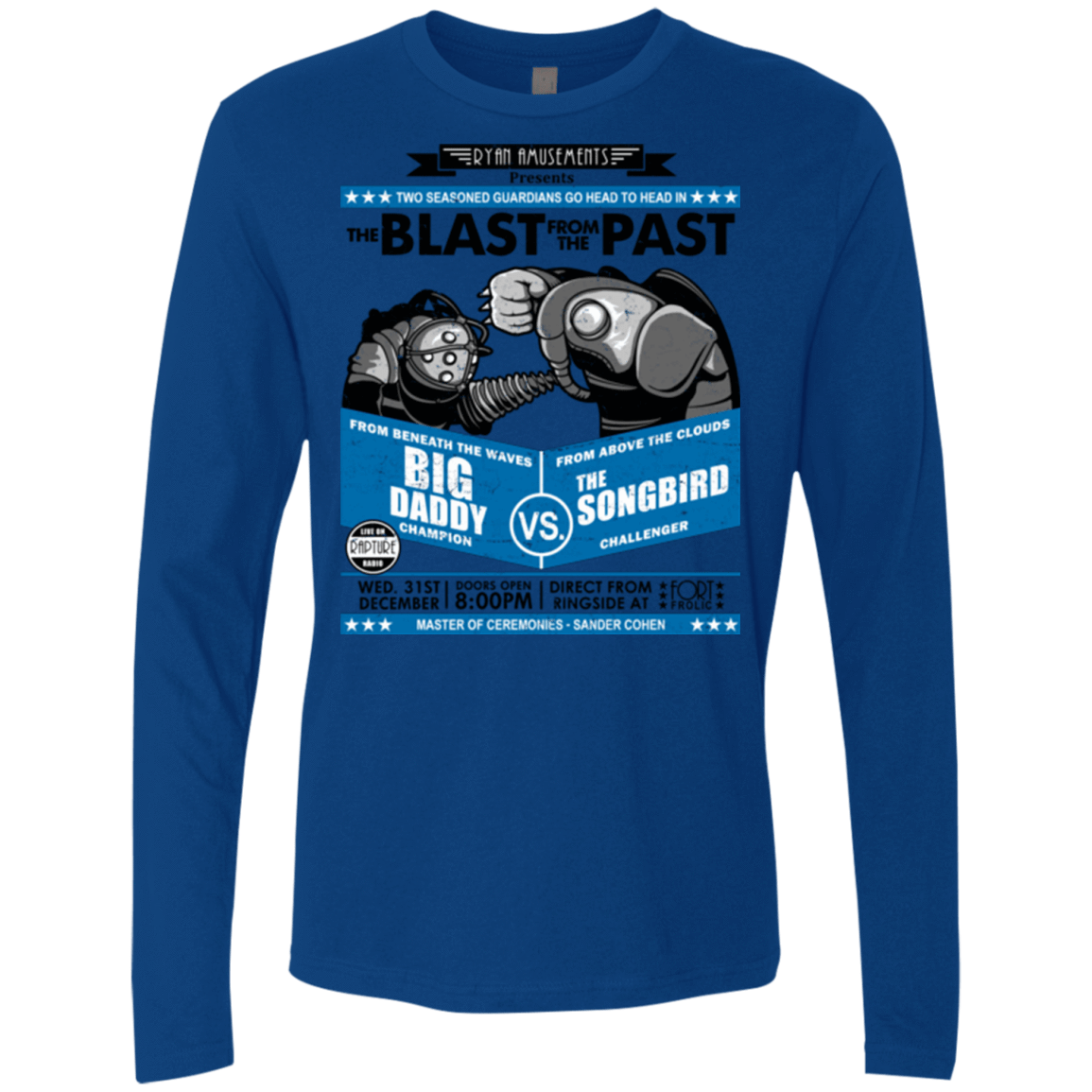 T-Shirts Royal / Small THE BLAST FROM THE PAST Men's Premium Long Sleeve