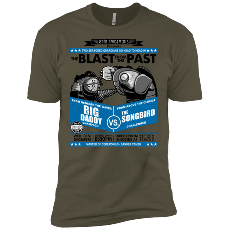 T-Shirts Military Green / X-Small THE BLAST FROM THE PAST Men's Premium T-Shirt