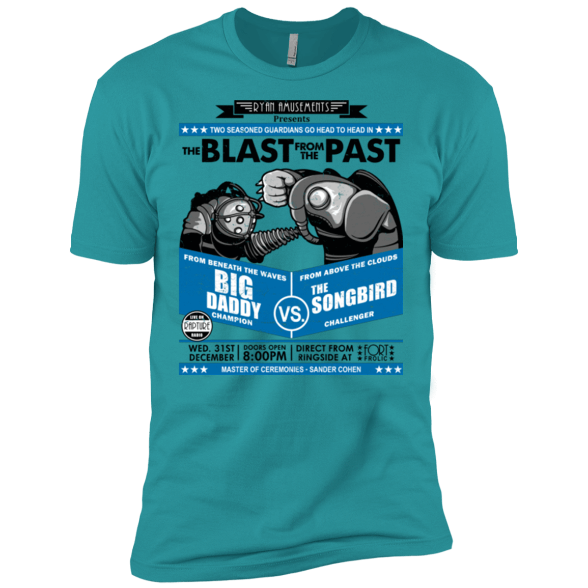 T-Shirts Tahiti Blue / X-Small THE BLAST FROM THE PAST Men's Premium T-Shirt
