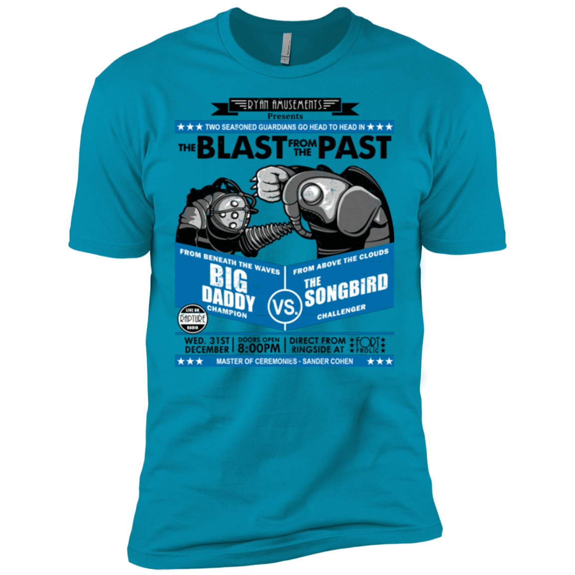 T-Shirts Turquoise / X-Small THE BLAST FROM THE PAST Men's Premium T-Shirt