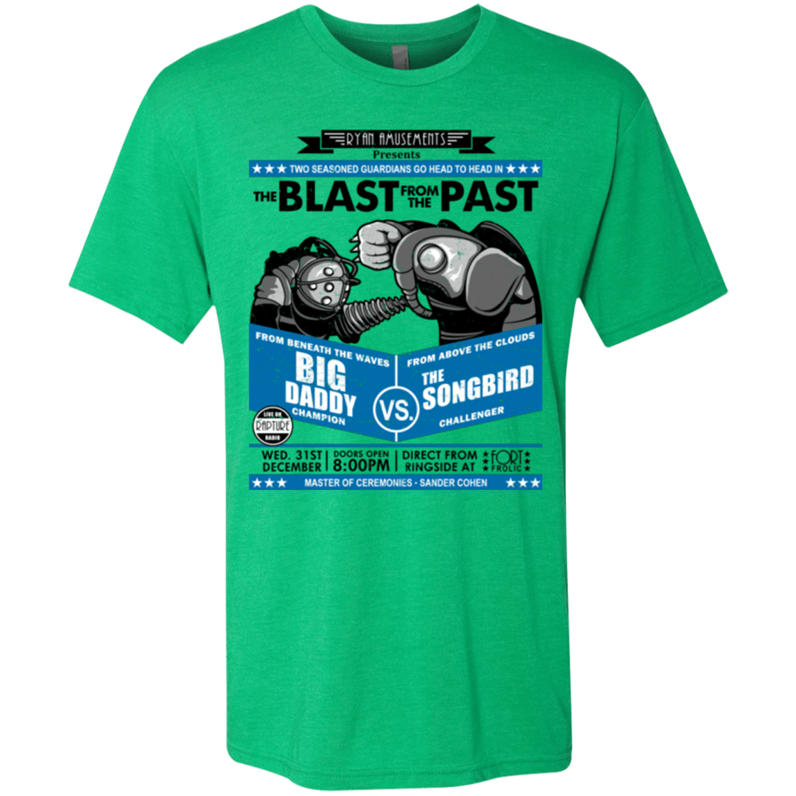 T-Shirts Envy / Small THE BLAST FROM THE PAST Men's Triblend T-Shirt