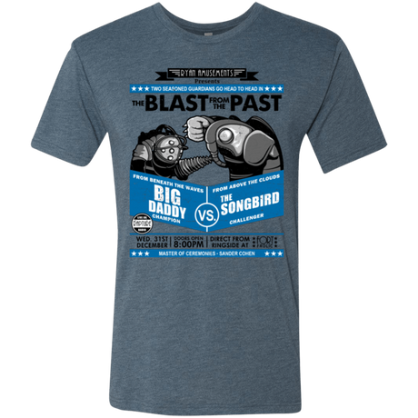 T-Shirts Indigo / Small THE BLAST FROM THE PAST Men's Triblend T-Shirt