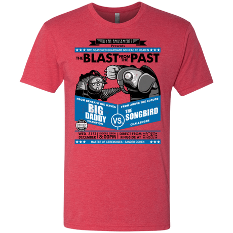 T-Shirts Vintage Red / Small THE BLAST FROM THE PAST Men's Triblend T-Shirt