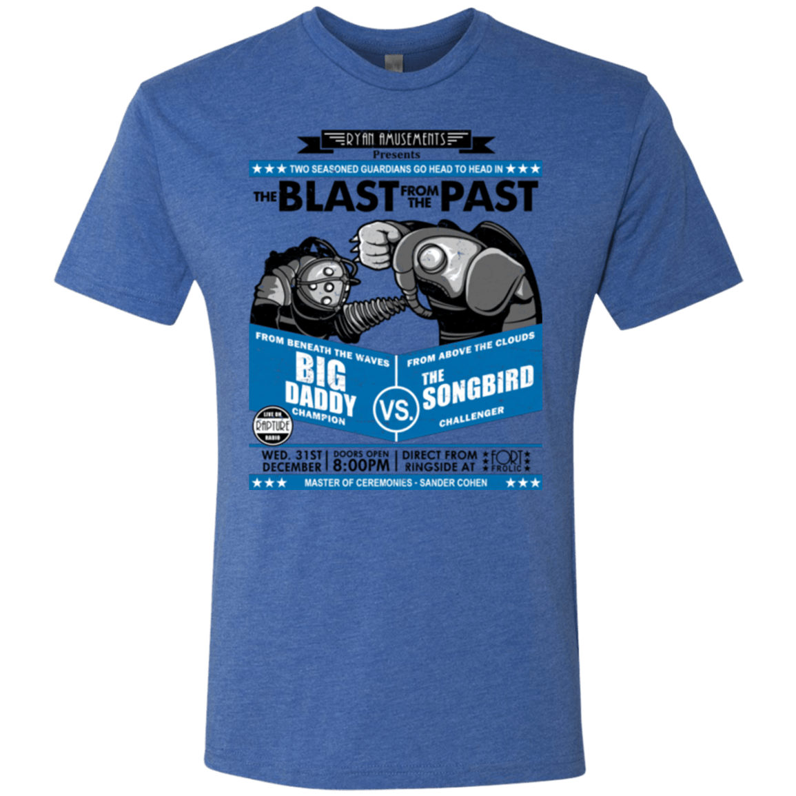 T-Shirts Vintage Royal / Small THE BLAST FROM THE PAST Men's Triblend T-Shirt