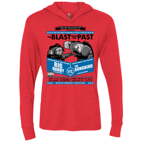 T-Shirts Vintage Red / X-Small THE BLAST FROM THE PAST Triblend Long Sleeve Hoodie Tee