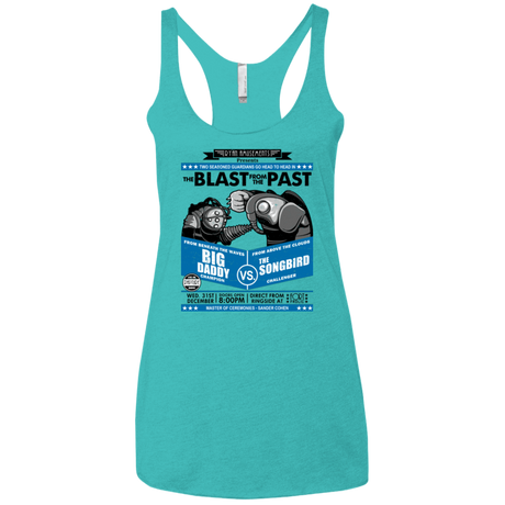 T-Shirts Tahiti Blue / X-Small THE BLAST FROM THE PAST Women's Triblend Racerback Tank
