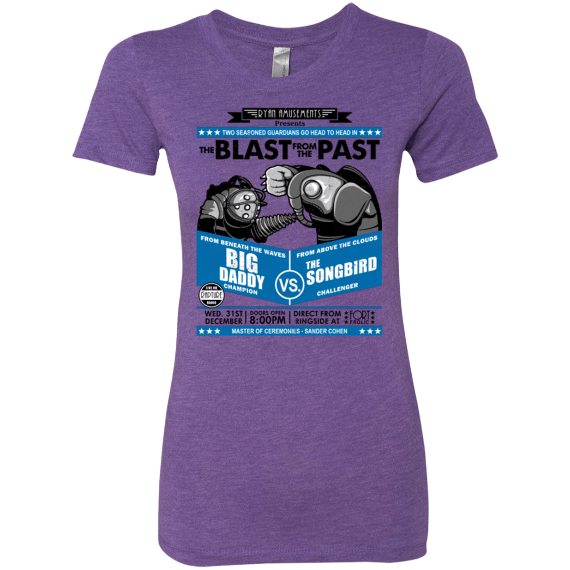 T-Shirts Purple Rush / Small THE BLAST FROM THE PAST Women's Triblend T-Shirt