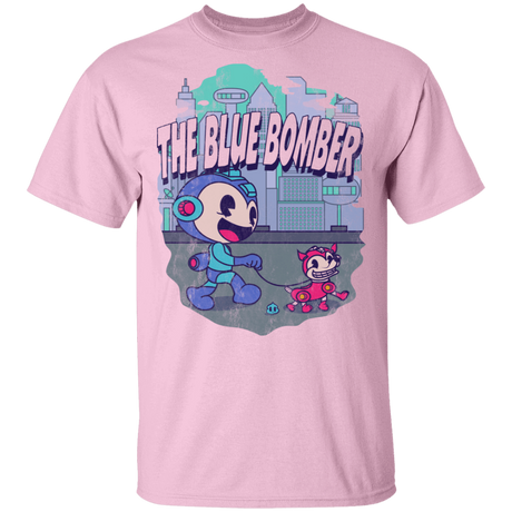 T-Shirts Light Pink / S The Blue Bomber T-Shirt